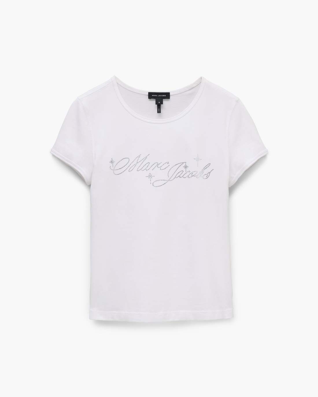Marc Jacobs Charm Logo Shrunken Tee White