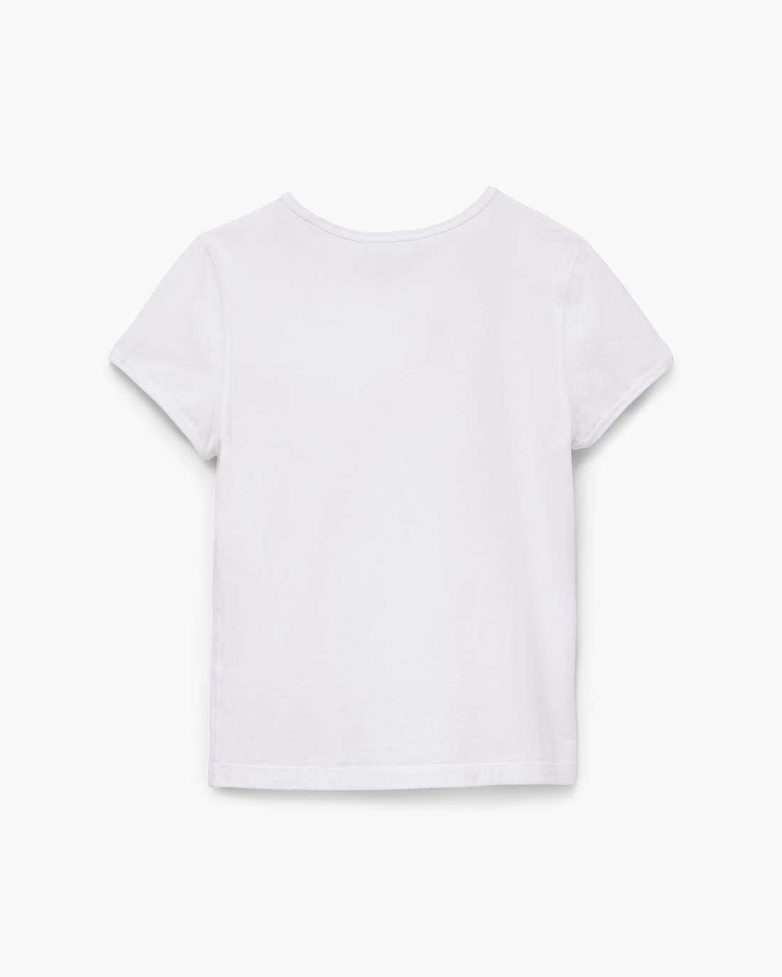 Marc Jacobs Charm Logo Shrunken Tee White