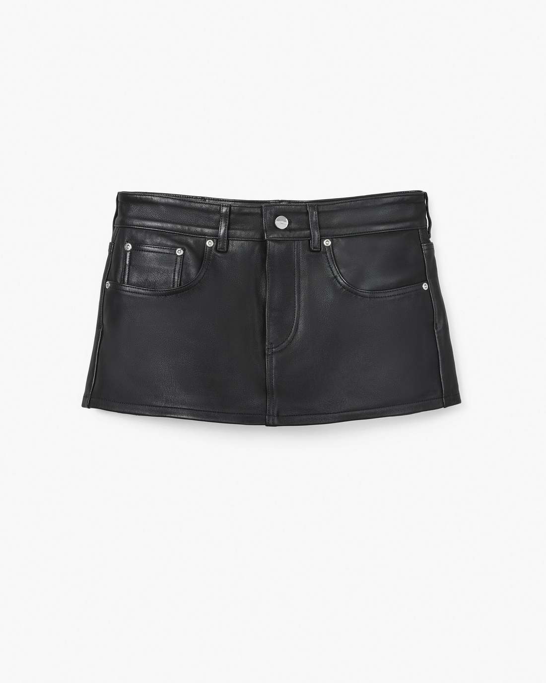 Marc Jacobs The Leather Skort Black