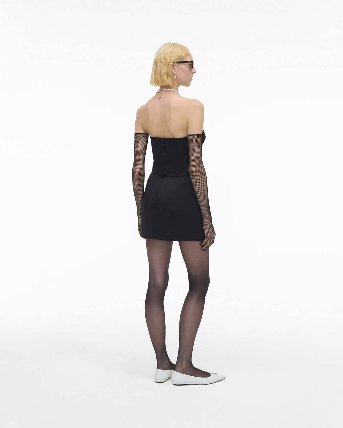 Marc Jacobs The Duchess Satin Skirt Black