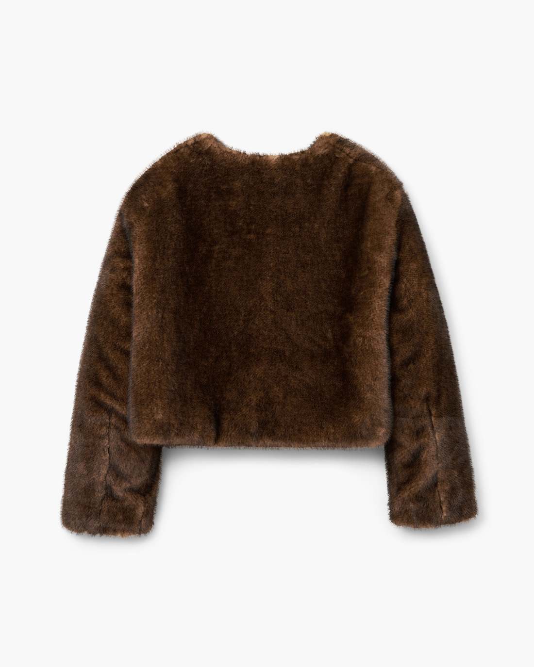 Marc Jacobs Teddy Cropped Jacket Ebony