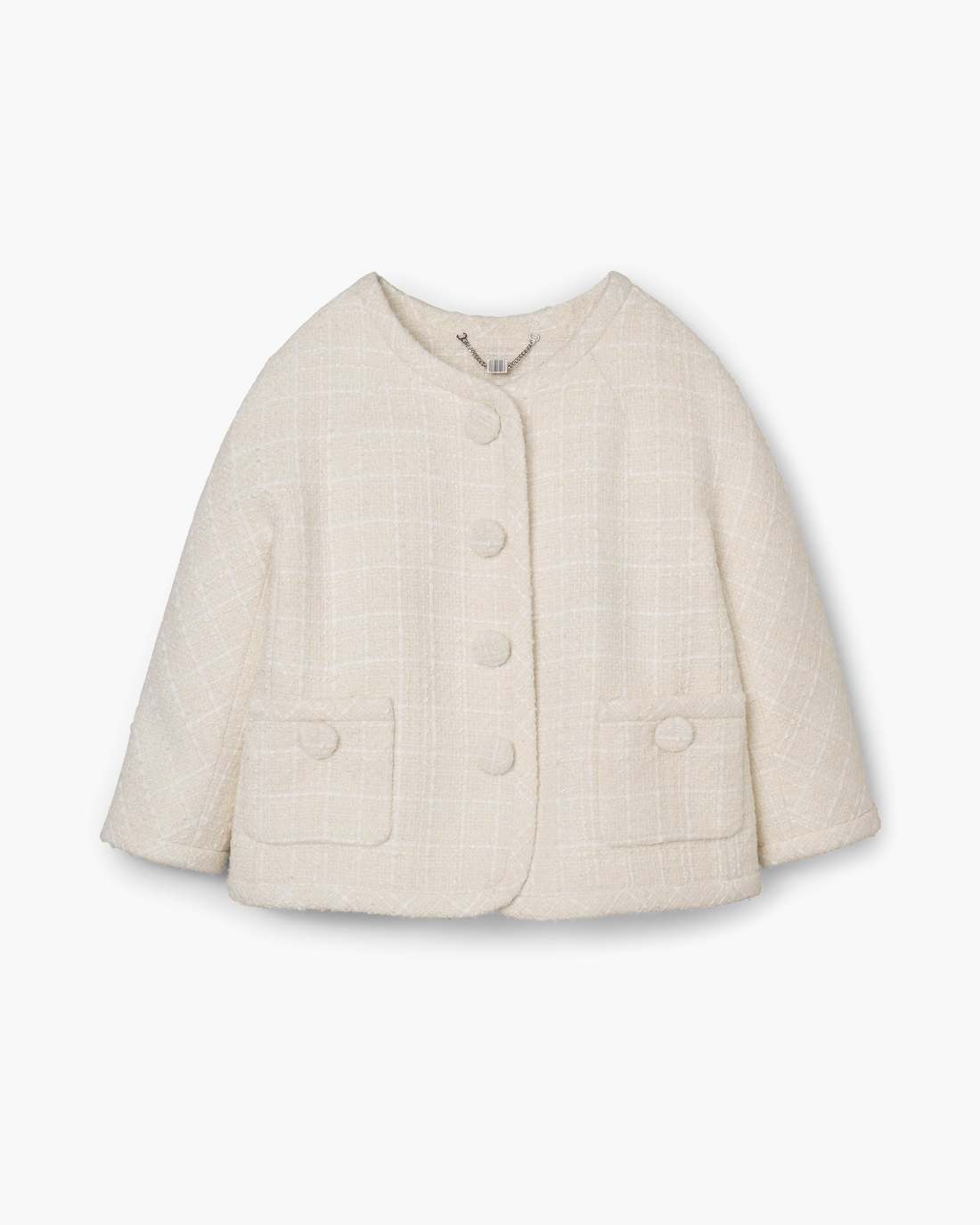 Marc Jacobs Tweed Backwards Lady Jacket Ivory