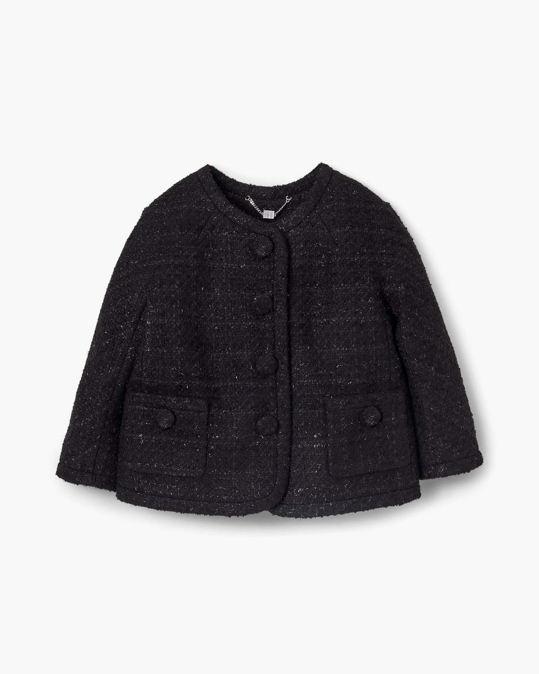 Marc Jacobs Tweed Backwards Lady Jacket Black