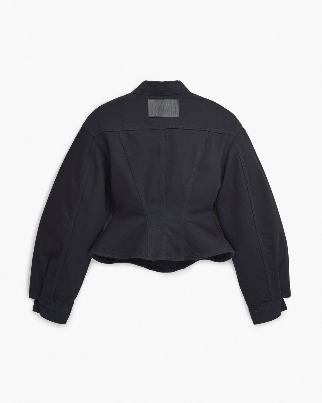 Marc Jacobs The Fluted Denim Jacket Black