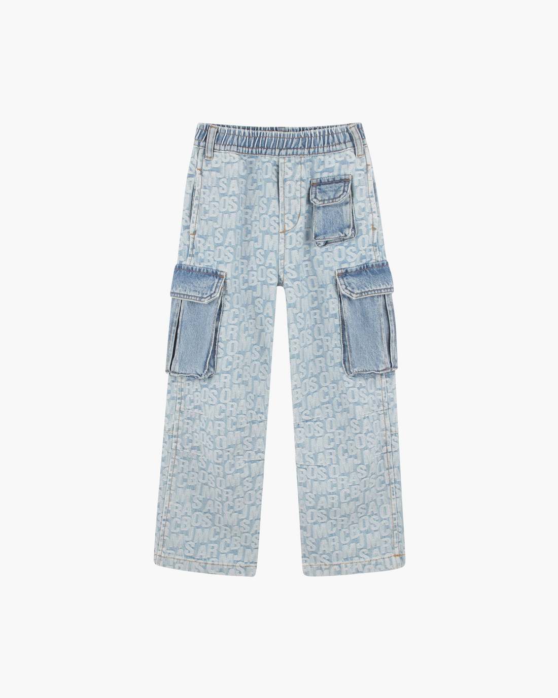 Marc Jacobs The Jumbled Logo Cargo Pant Blue