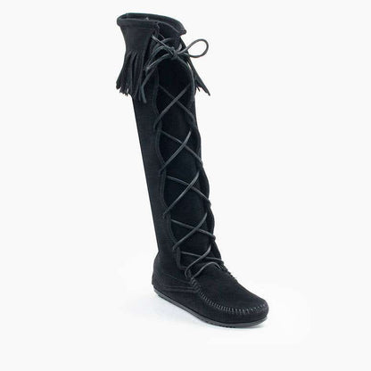 Minnetonka Women's Front Lace Knee High Boot