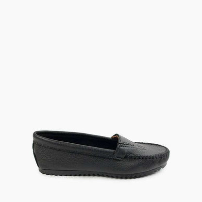 Minnetonka Deerskin Gore Front