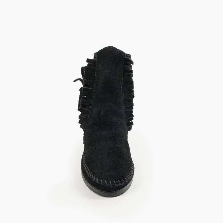 Minnetonka Women's Two Button Hardsole Boot