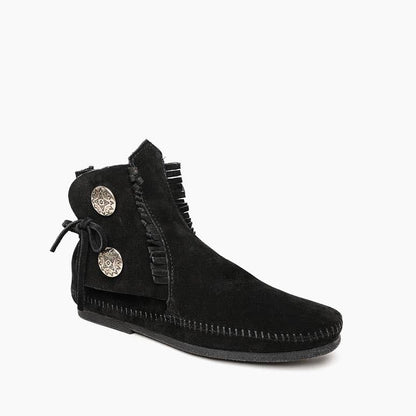 Minnetonka Men's Two Button Hardsole Boot