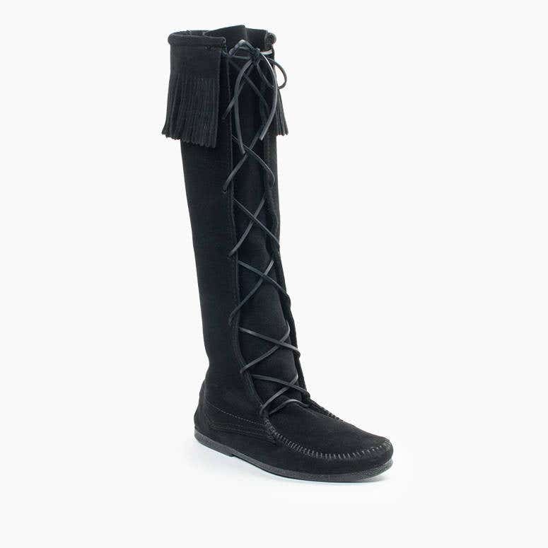 Minnetonka Men's Front Lace Knee High Boot