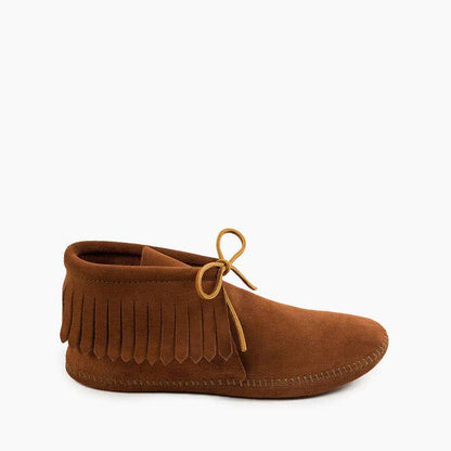 Minnetonka Men's Classic Fringe Softsole Boot