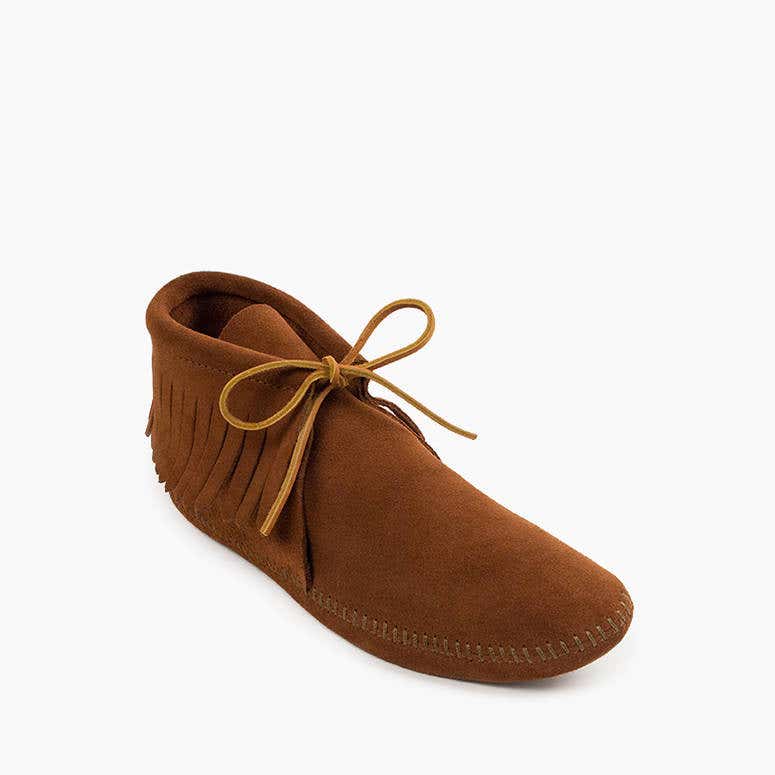 Minnetonka Men's Classic Fringe Softsole Boot