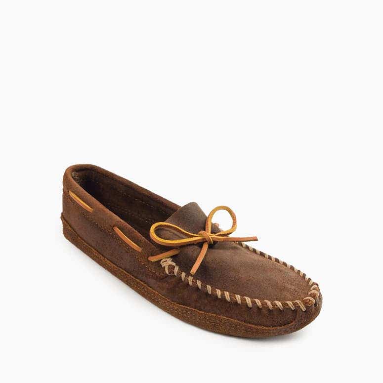 Minnetonka Men's Double Bottom Soft Sole Moccasins