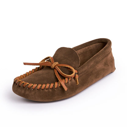 Minnetonka Leather Laced Softsole
