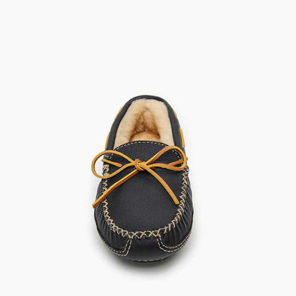 Minnetonka Sheepskin Moose Slipper