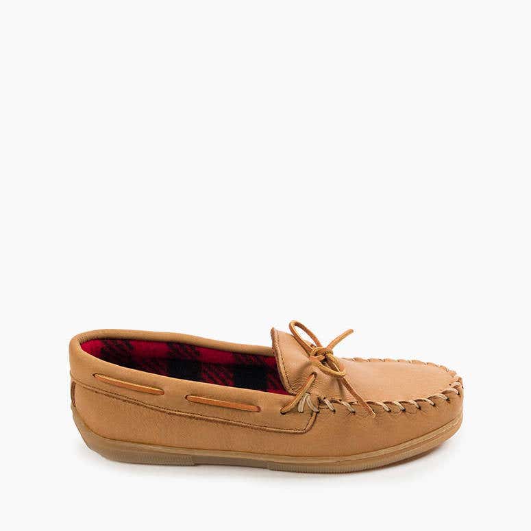 Minnetonka Moosehide Fleece Moc