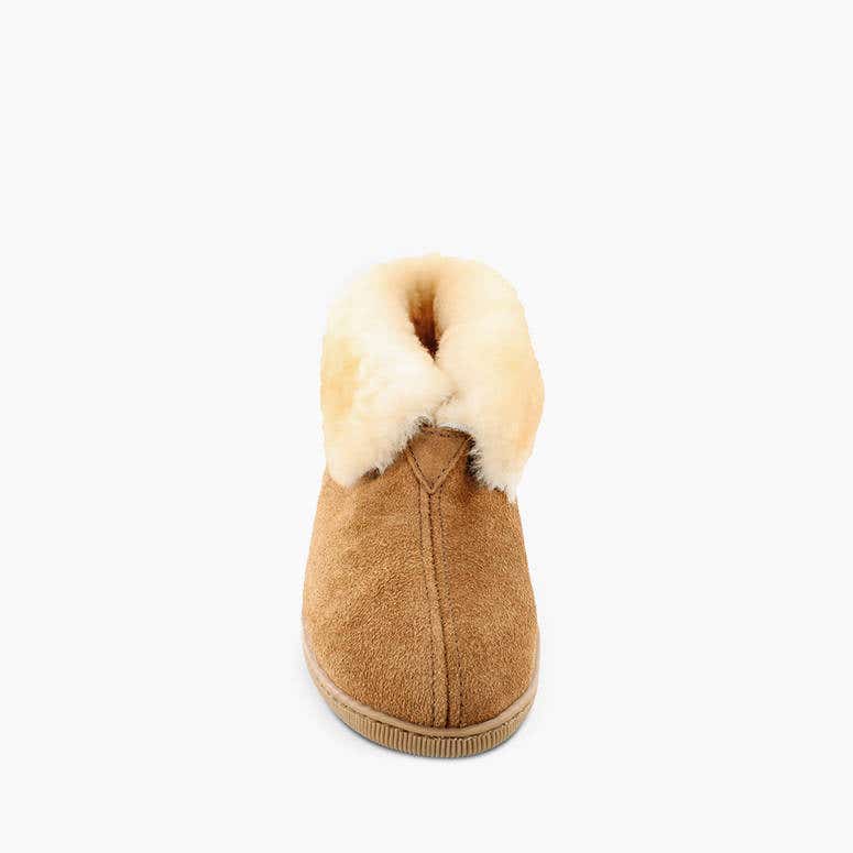 Minnetonka Sheepskin Ankle Boot - Wide & Extended Sizes