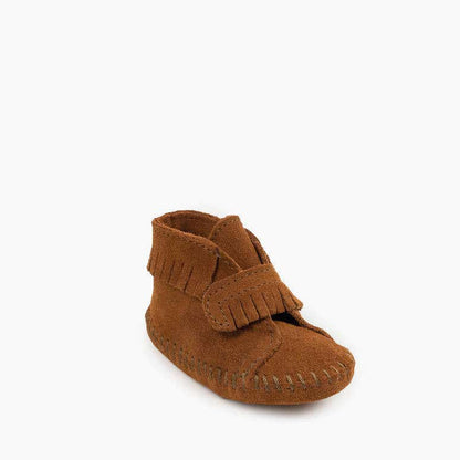 Minnetonka Front Strap Bootie