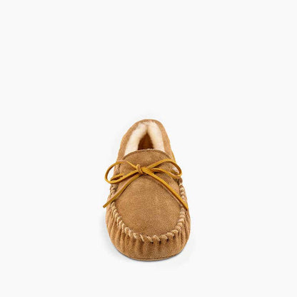 Minnetonka Men's Sheepskin Softsole Slipper - Extended Sizes